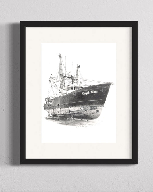 “Capt Malc” Fine Art Print